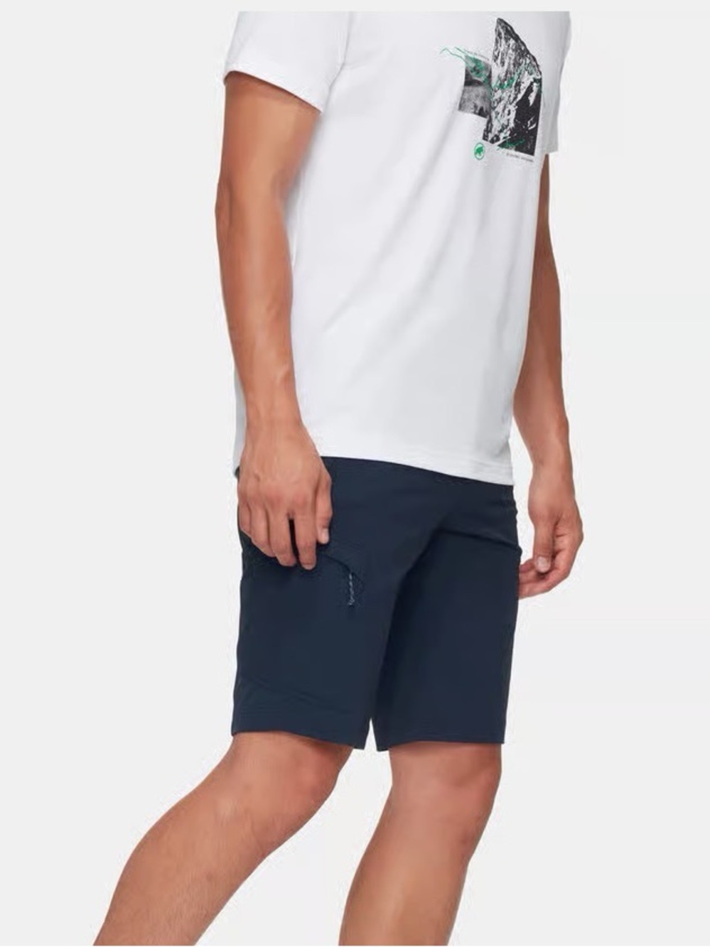 MA4-01 NWT Mammut Mtn Pro 2.0 Shorts  Mens  Marine Blue  EU48/USA32